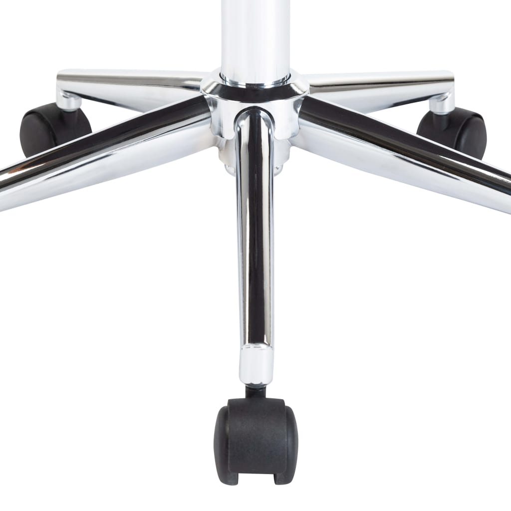 vidaXL Καρέκλες Τραπεζαρίας Περιστρεφόμενες 4 τεμ Κρεμ Συνθετικό Δέρμα