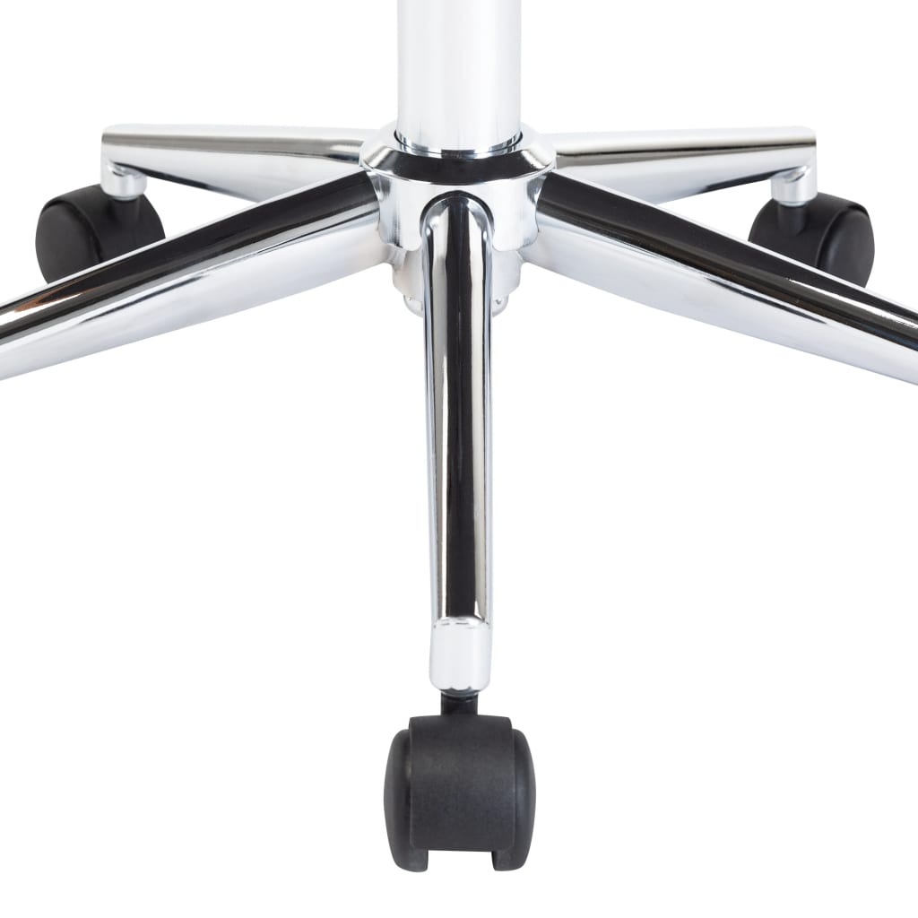 vidaXL Καρέκλες Τραπεζαρίας Περιστρεφόμενες 4 τεμ. Μαύρες Δερματίνη