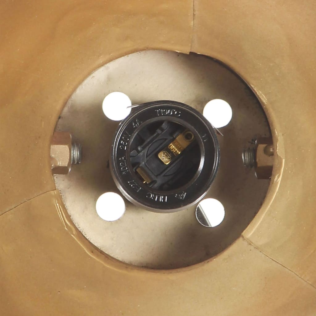 vidaXL Φωτιστικό Τοίχου Industrial Μπρονζέ 45x25 εκ. Ε27