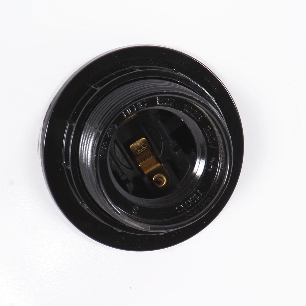 vidaXL Φωτιστικό Κρεμαστό Industrial Στρογγυλό 25 W Λευκό 30 εκ. Ε27