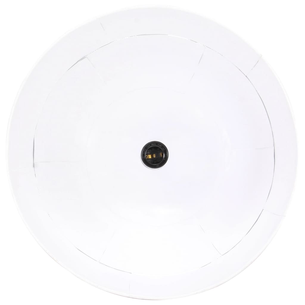 vidaXL Φωτιστικό Κρεμαστό Vintage Στρογγυλό 25 W Λευκό 41 εκ. Ε27