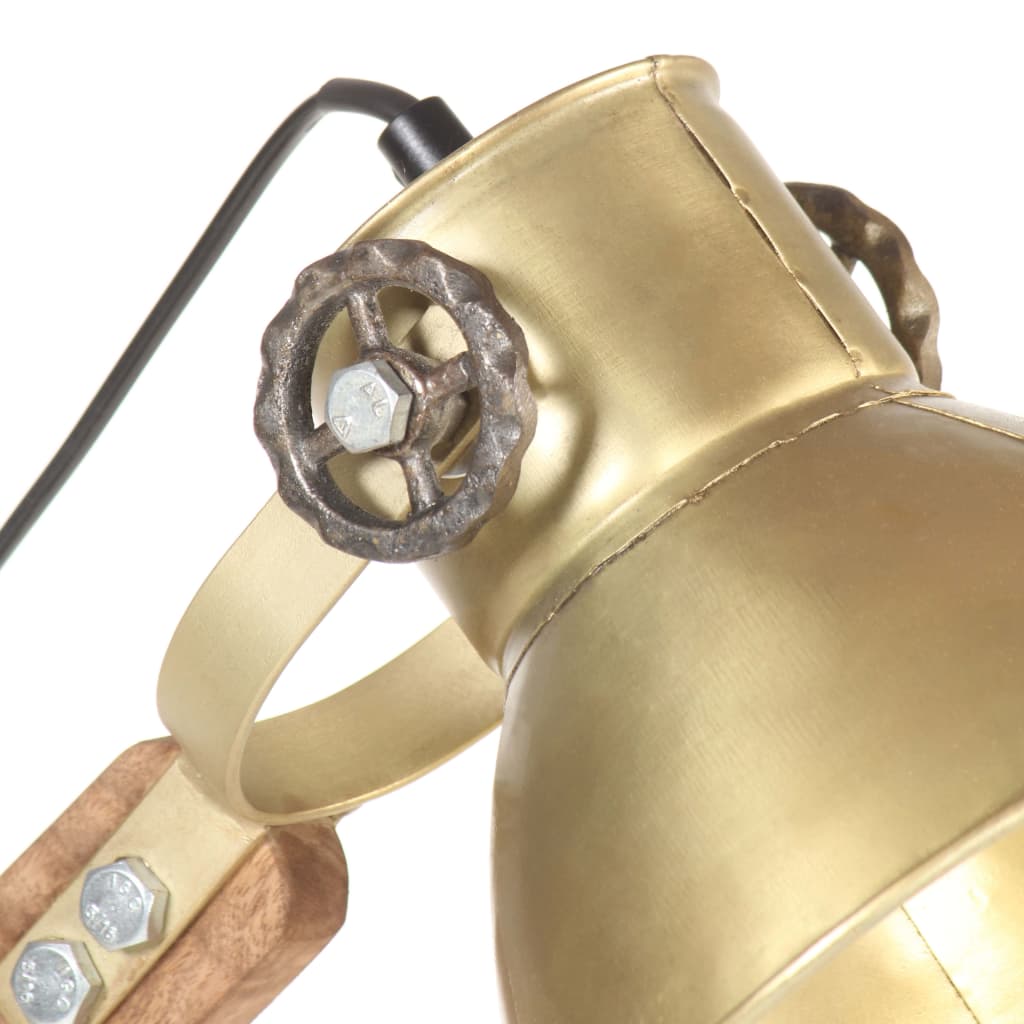 vidaXL Φωτιστικό Επιτραπέζιο Industrial Στρ. 25 W Χάλκ. 58x18x90εκ Ε27