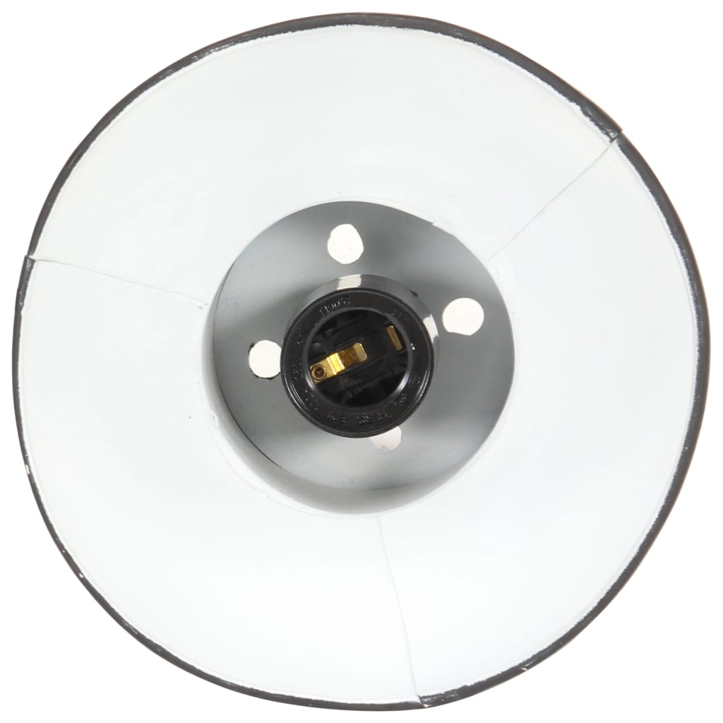 vidaXL Φωτιστικό Κρεμαστό Στρογγυλό 25 W Μαύρο 17 εκ. Ε27