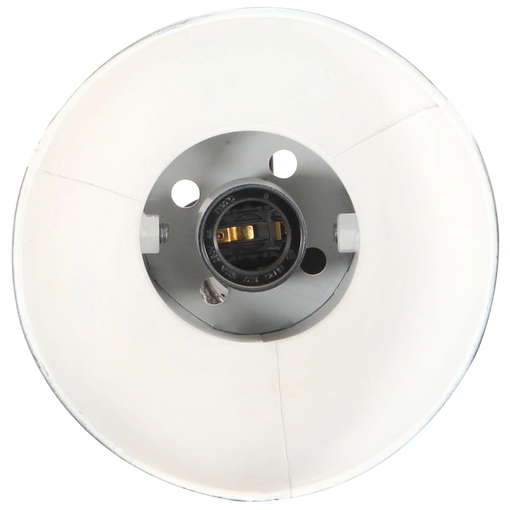 vidaXL Φωτιστικό Δαπέδου με 2 Καπέλα Μαύρο από Χυτοσίδηρο E27