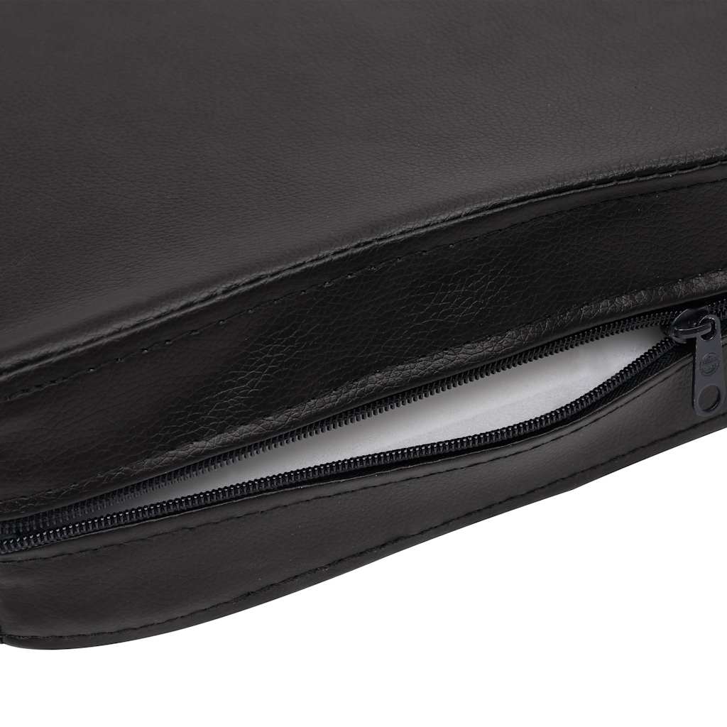 vidaXL Καναπές-Κρεβάτι Σκύλου Μαύρος 80x50x40 εκ. από Συνθετικό Δέρμα