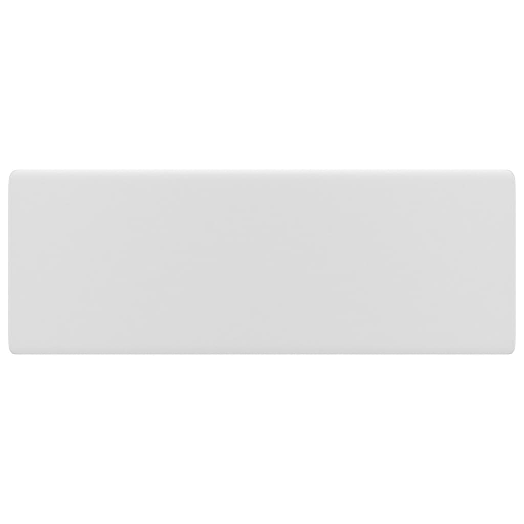 vidaXL Νιπτήρας με Υπερχείλιση Τετράγωνος Λευκό Ματ 41x41 εκ Κεραμικός