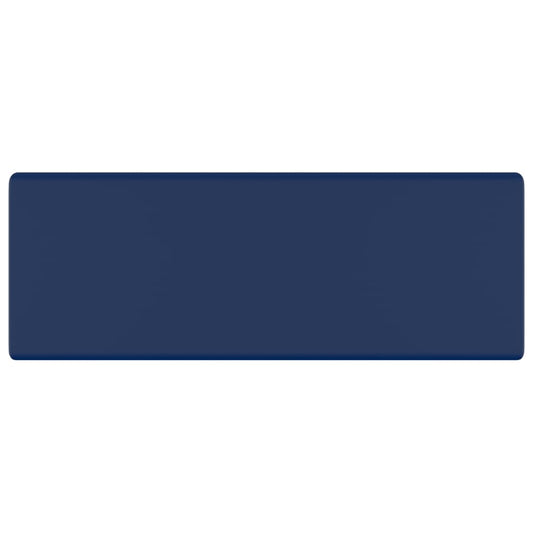 vidaXL Νιπτήρας με Υπερχείλιση Τετράγωνο Σκ Μπλε Ματ 41x41 εκ Κεραμικό