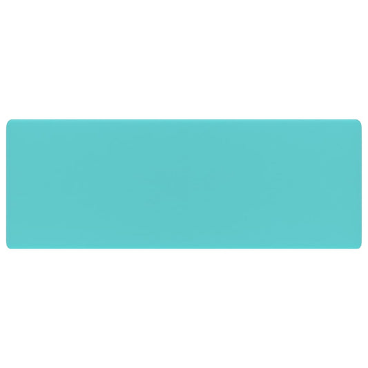 vidaXL Νιπτήρας με Υπερχείλ. Τετράγωνο Αν Πράσινο Ματ 41x41εκ Κεραμικό