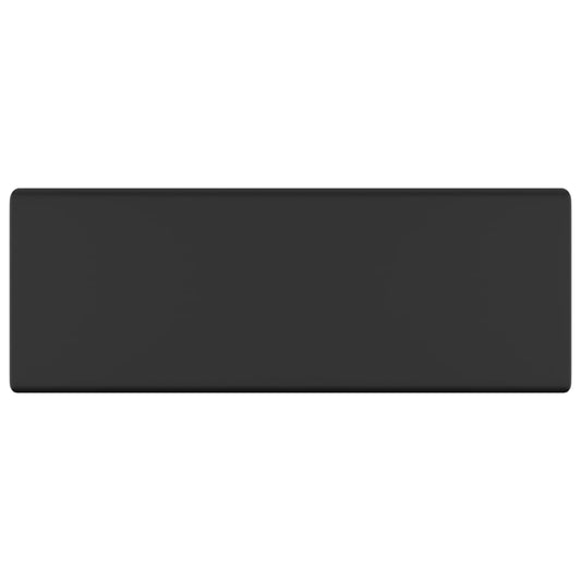 vidaXL Νιπτήρας με Υπερχείλιση Τετράγωνος Μαύρο Ματ 41x41 εκ Κεραμικός