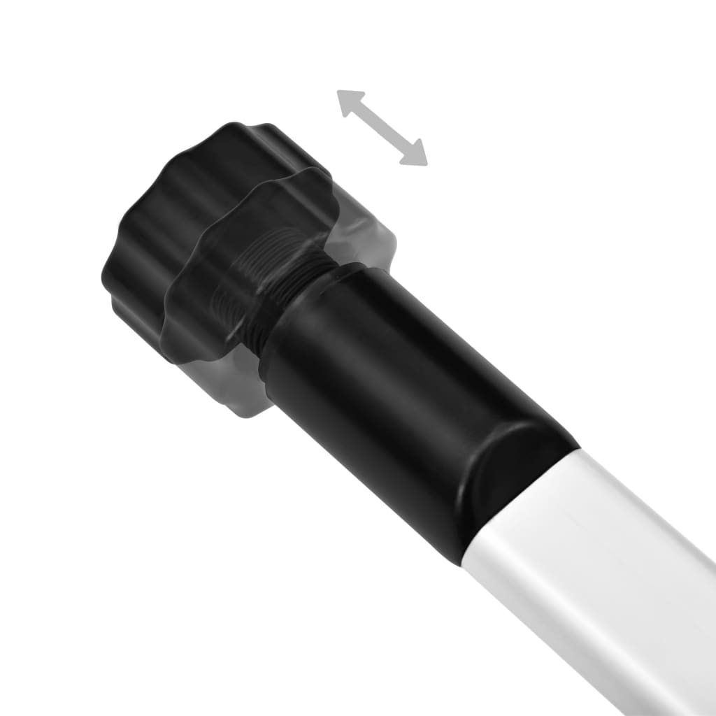 vidaXL Βάση Αποθήκευσης Για Μπότες Τηλεσκοπική με Ράγες Αλουμινίου