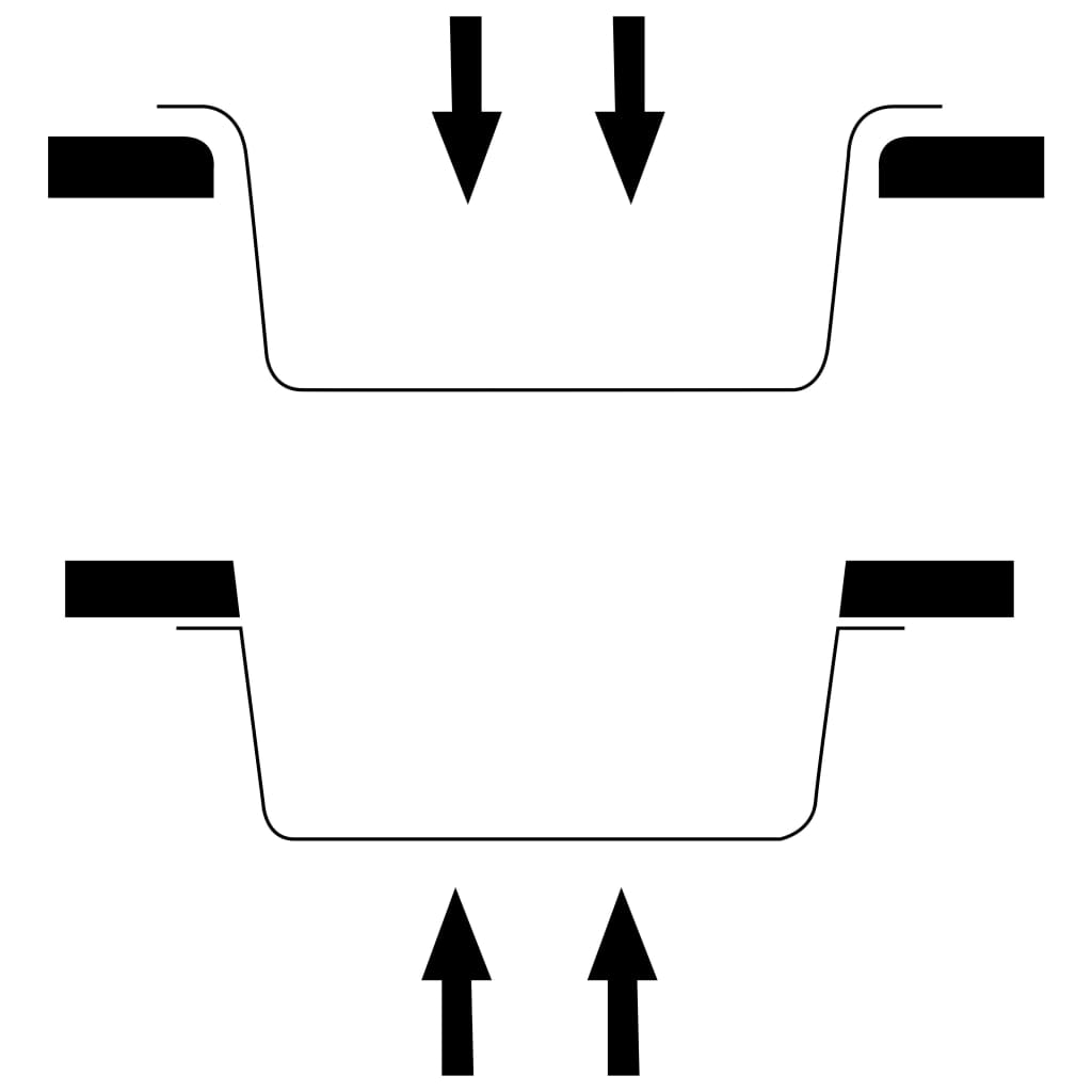 vidaXL Νεροχύτης με Οπή Υπερχείλισης Λευκός Γρανιτένιος