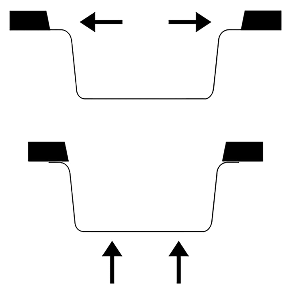vidaXL Νεροχύτης με Οπή Υπερχείλισης Λευκός Γρανιτένιος