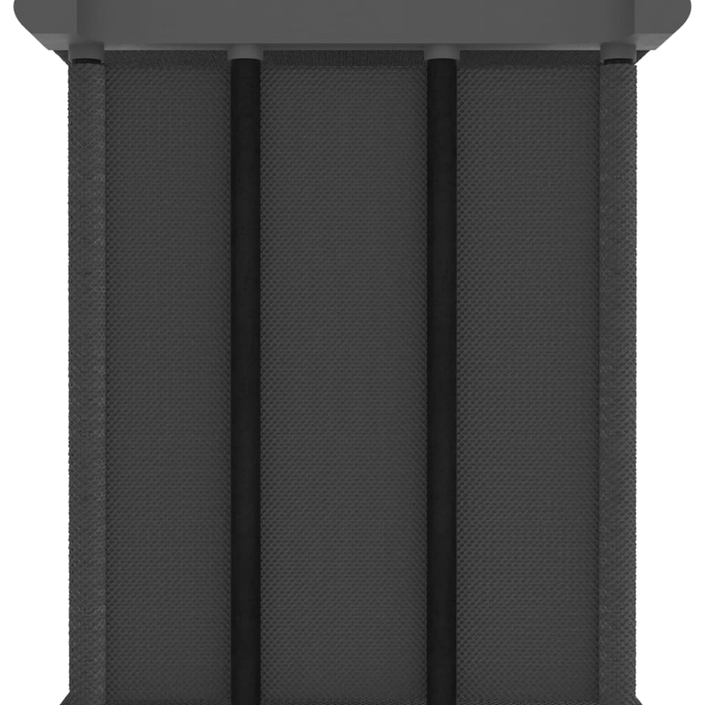 vidaXL Ραφιέρα με 6 Κύβους & Κουτιά Γκρι 103x30x72,5 εκ. Υφασμάτινη