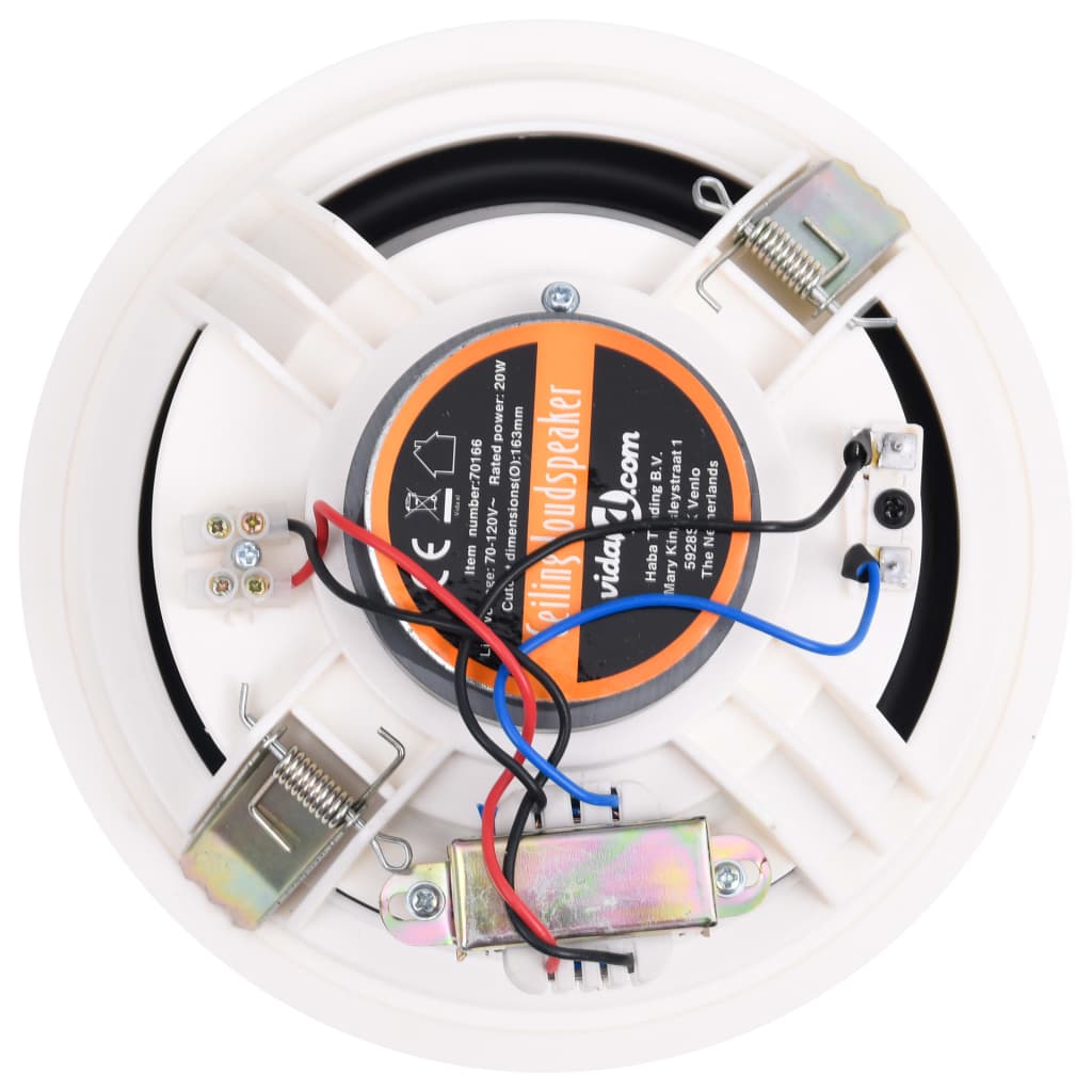 vidaXL Ενσωματωμένα Ηχεία Τοίχου και Οροφής 2 τεμ. 360 W με Tweeter