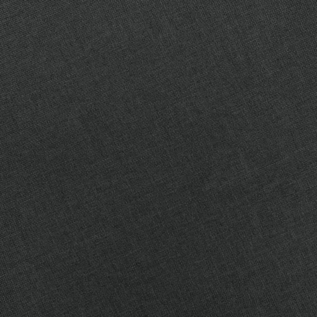 vidaXL Πολυθρόνα Μασάζ Σκούρο Γκρι Υφασμάτινη με Υποπόδιο