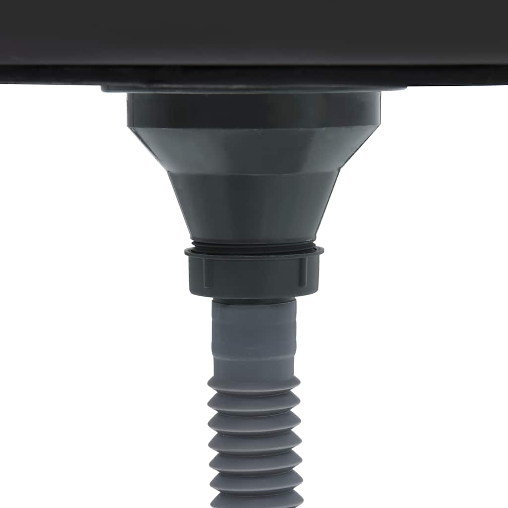 vidaXL Νεροχύτης + Ποδιά Σετ Ασημί 600x500x155 χιλ. Ανοξείδωτο Ατσάλι