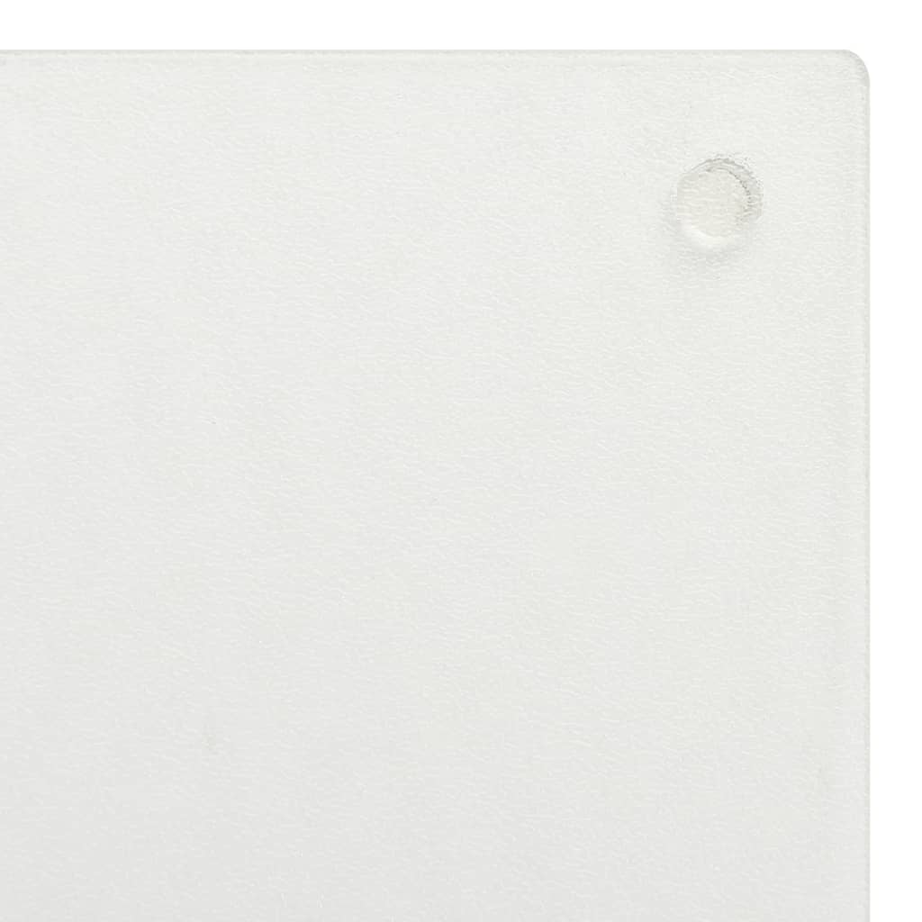 vidaXL Επιφάνεια Κοπής 2 τεμ. Σχέδιο Διαφανείς Φούσκες Ψημένο Γυαλί