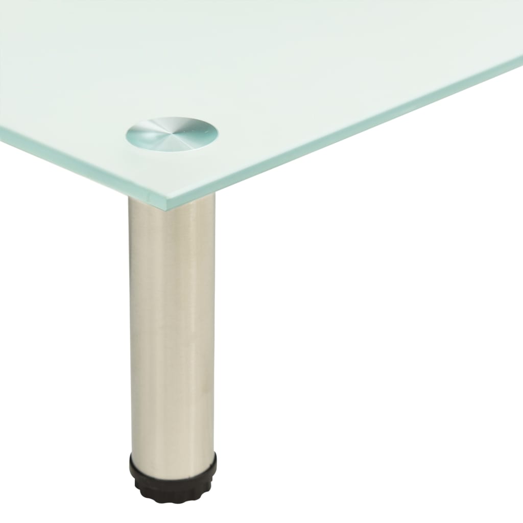 vidaXL Βάση Τηλεόρασης Αμμοβολισμένη 60 x 35 x 17 εκ. από Ψημένο Γυαλί