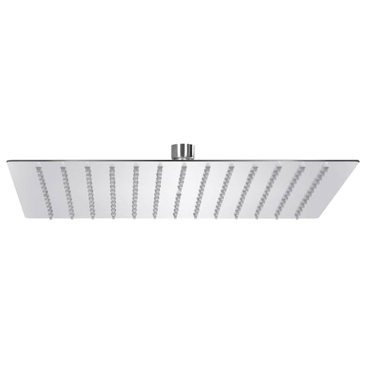 vidaXL Κεφαλή Nτους Βροχή Τετράγωνη 30 x 30 εκ. Ανοξείδωτο Ατσάλι 304