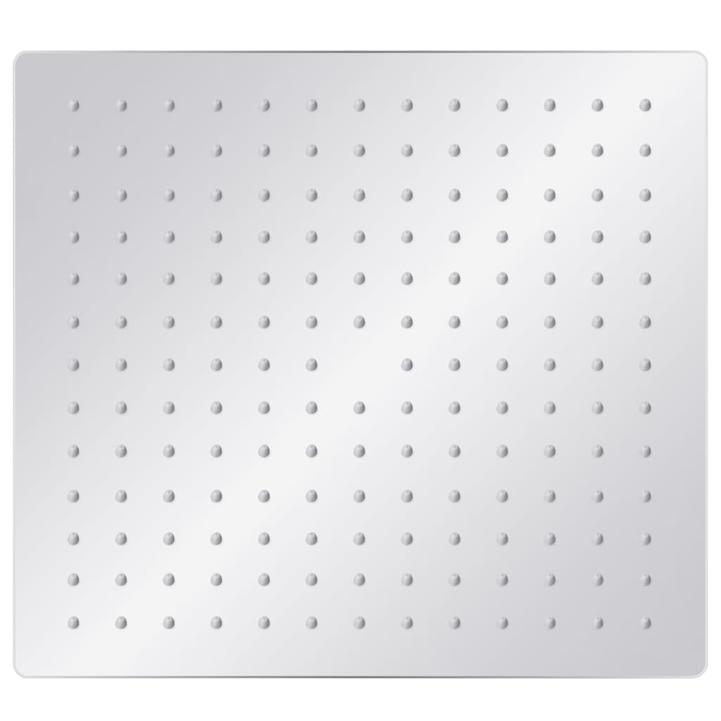 vidaXL Κεφαλή Nτους Βροχή Τετράγωνη 30 x 30 εκ. Ανοξείδωτο Ατσάλι 304