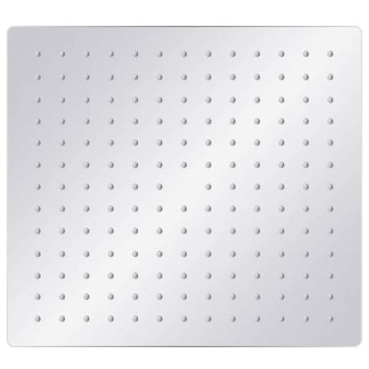 vidaXL Κεφαλή Nτους Βροχή Τετράγωνη 30 x 30 εκ. Ανοξείδωτο Ατσάλι 304