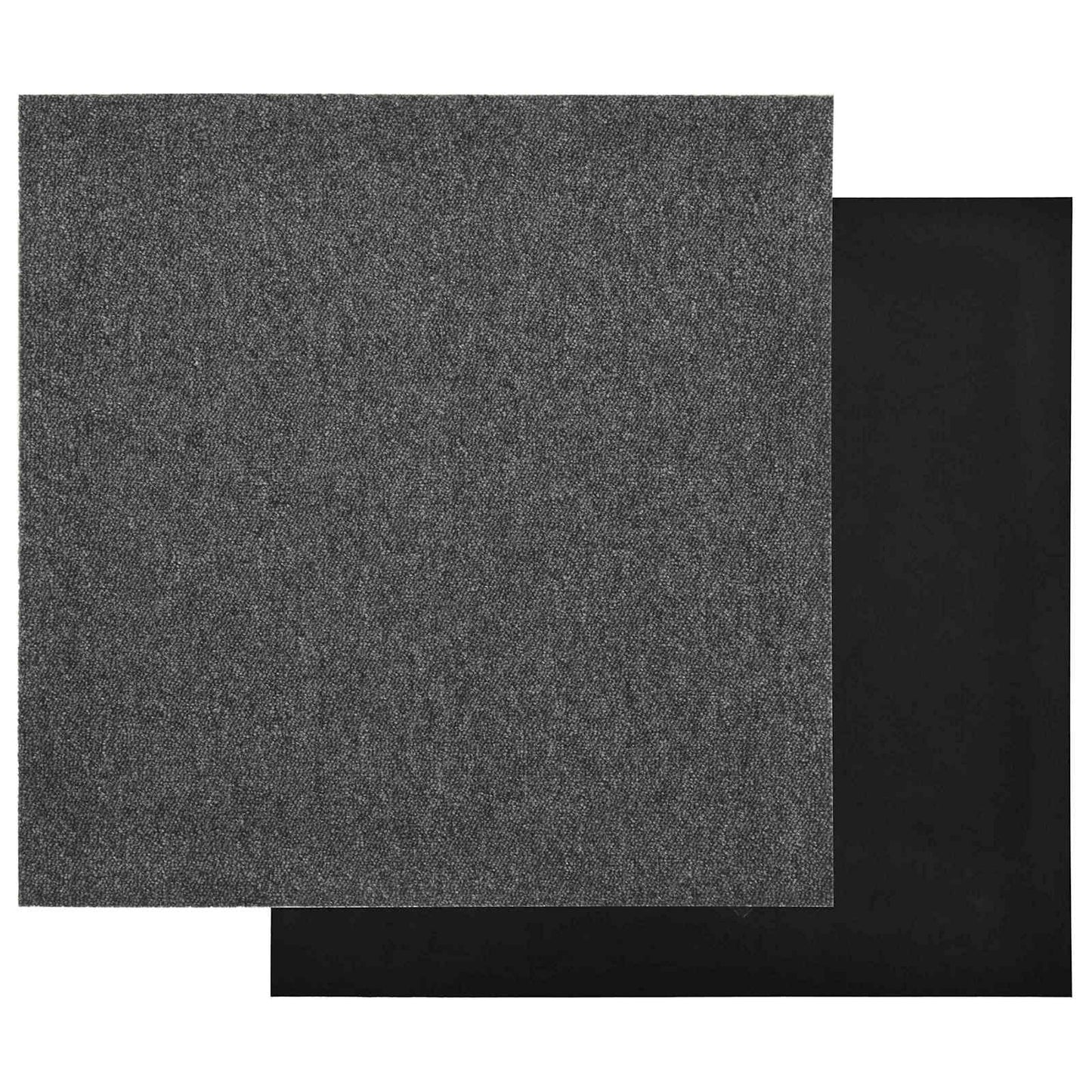 vidaXL Χαλί 20 pcs Ανθρακί 50 x 50 cm 100% Πολυπροπυλένιο