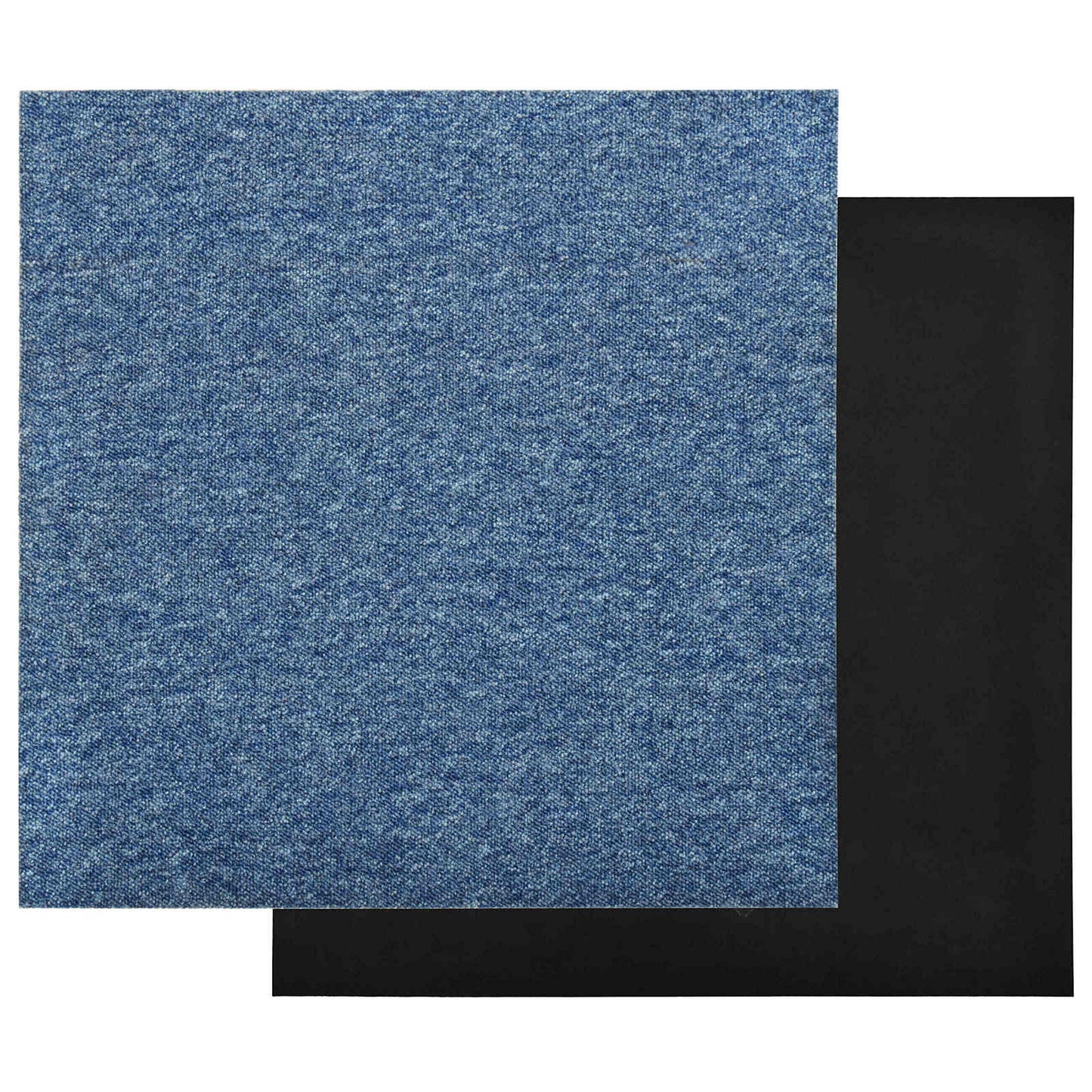 vidaXL Χαλί 20 pcs Μπλε 50 x 50 cm 100% Πολυπροπυλένιο