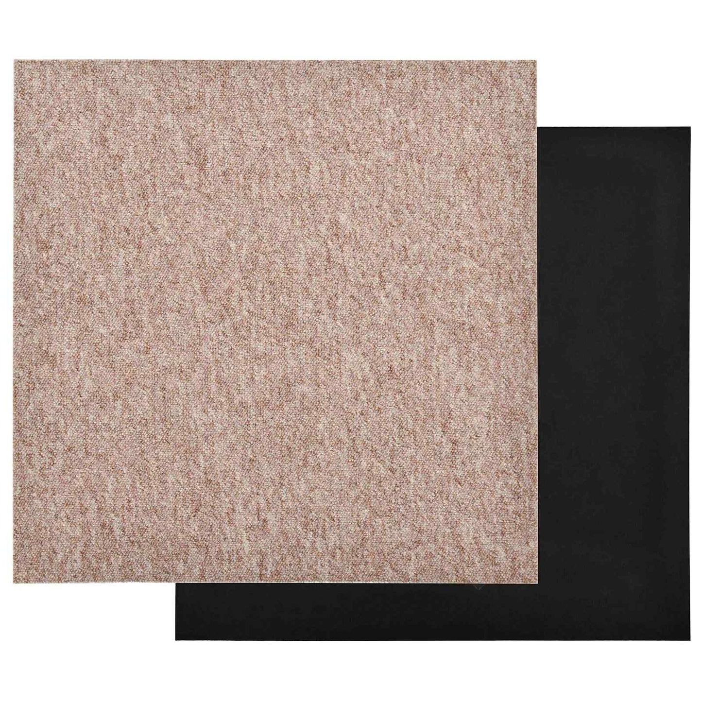 vidaXL Χαλί 20 pcs Μπεζ 50 x 50 cm 100% Πολυπροπυλένιο