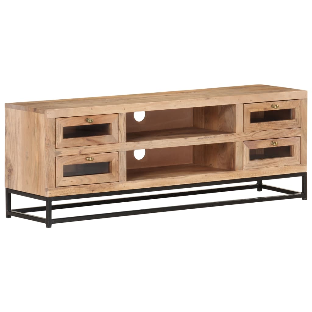 vidaXL Έπιπλο Τηλεόρασης 110 x 30 x 40 εκ. από Μασίφ Ξύλο Ακακίας