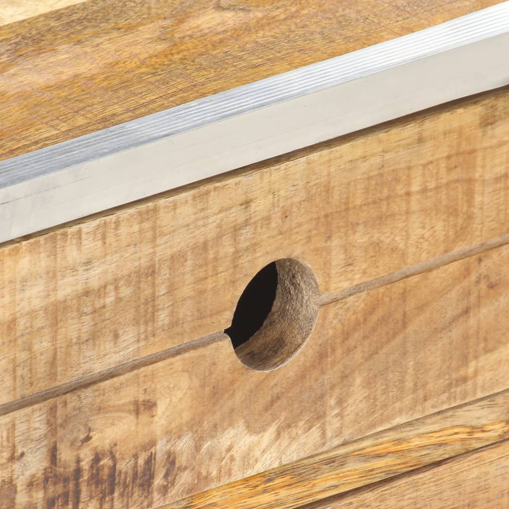 vidaXL Τραπεζάκι Σαλονιού 89x59x33 εκ. Μασίφ Ακατέργαστο Ξύλο Μάνγκο