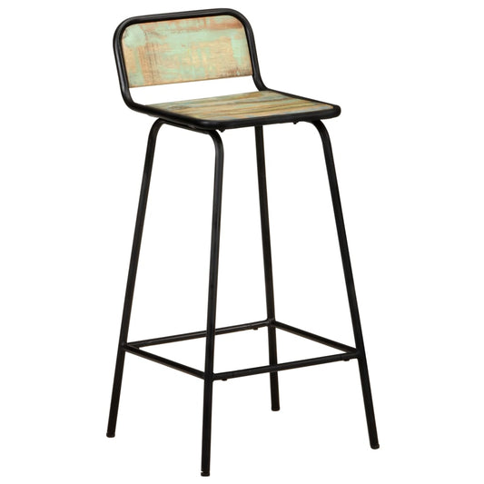 vidaXL Καρέκλες Μπαρ 4 τεμ. από Μασίφ Ανακυκλωμένο Ξύλο