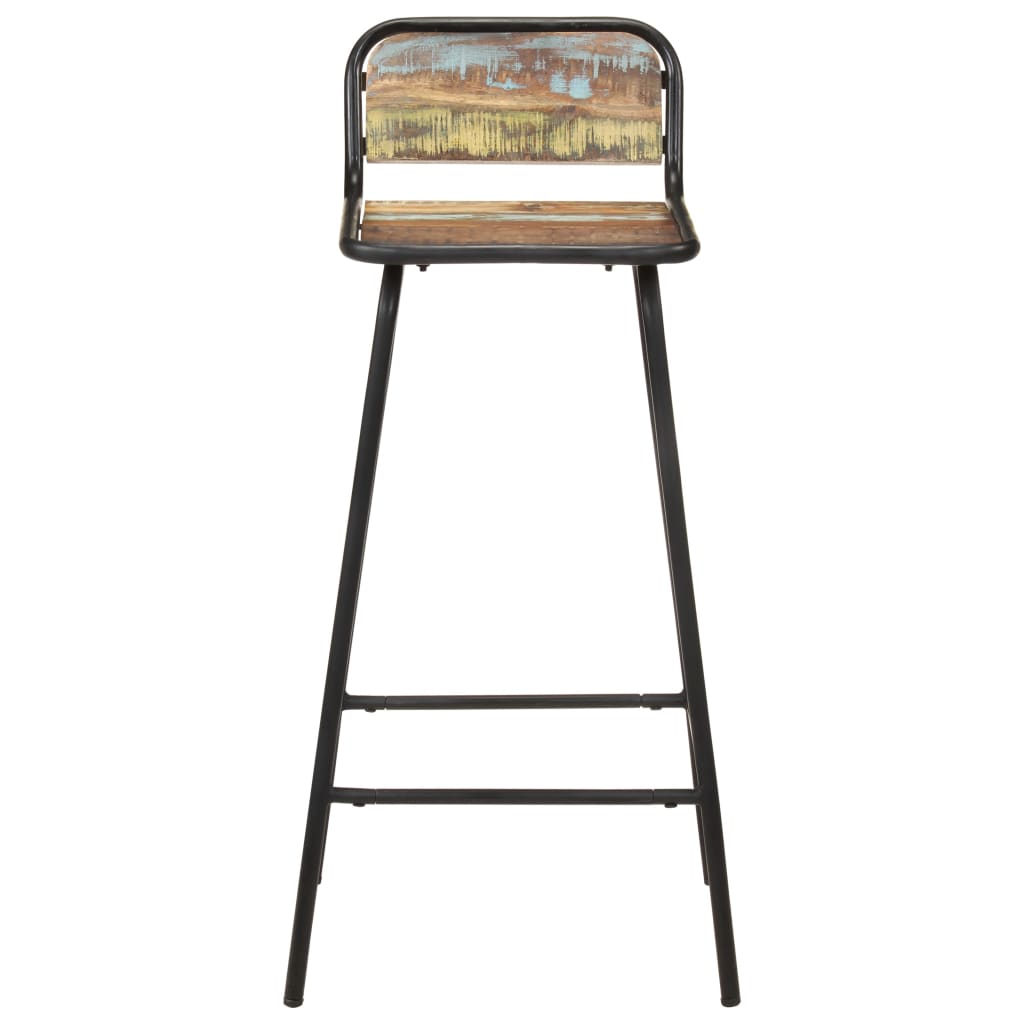 vidaXL Καρέκλες Μπαρ 4 τεμ. από Μασίφ Ανακυκλωμένο Ξύλο