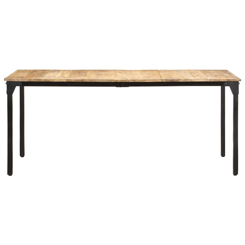 vidaXL Τραπεζαρία 180 x 90 x 76 εκ. από Ακατέργαστο Ξύλο Μάνγκο