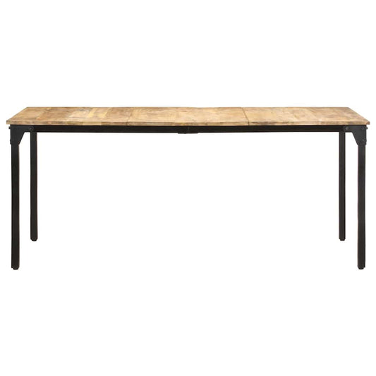 vidaXL Τραπεζαρία 180 x 90 x 76 εκ. από Ακατέργαστο Ξύλο Μάνγκο