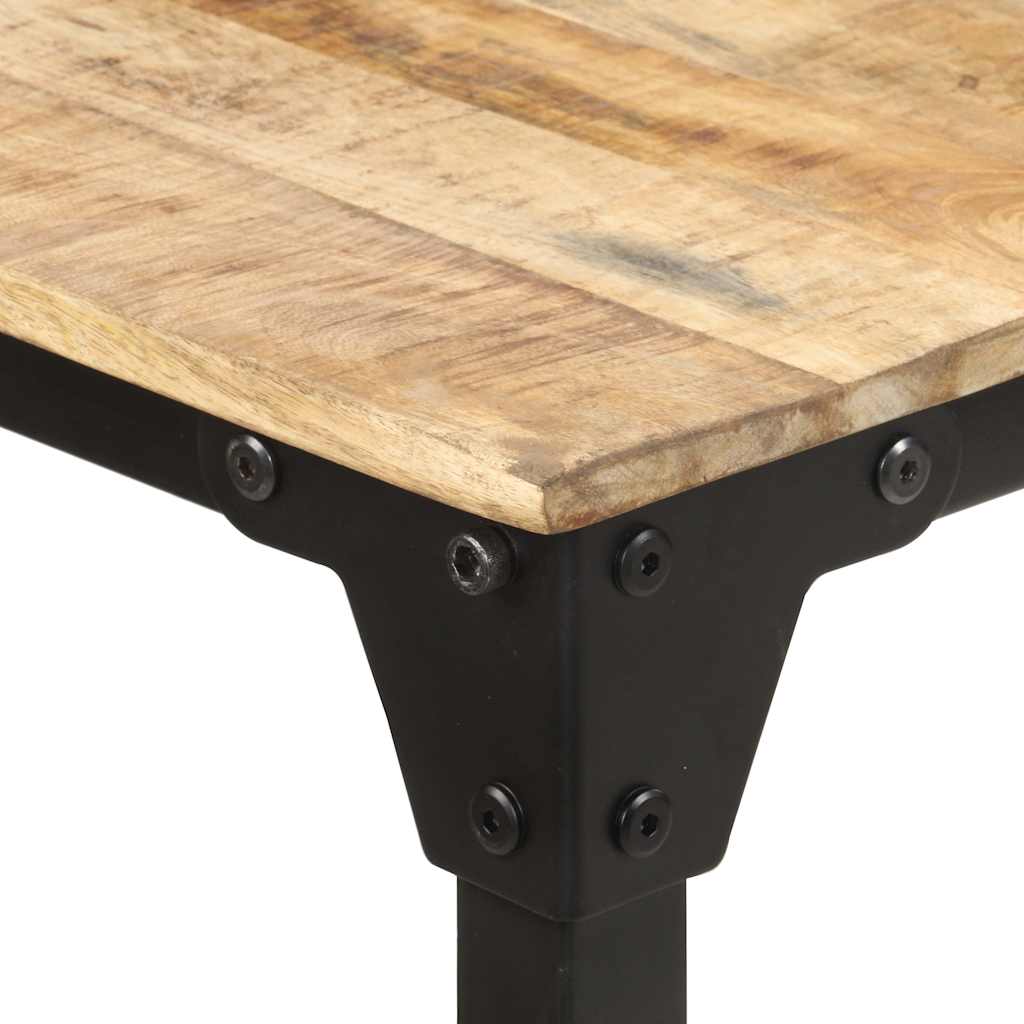 vidaXL Τραπεζαρία 180 x 90 x 76 εκ. από Ακατέργαστο Ξύλο Μάνγκο