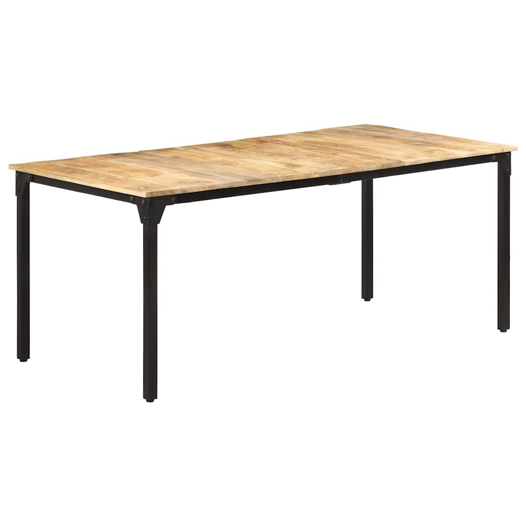 vidaXL Τραπεζαρία 180 x 90 x 76 εκ. από Ακατέργαστο Ξύλο Μάνγκο