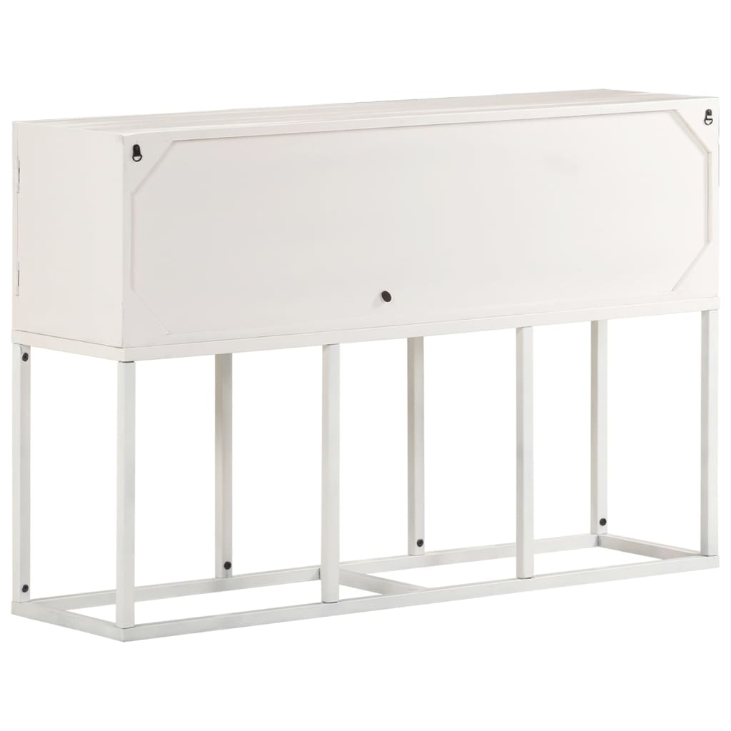 vidaXL Κονσόλα 115 x 30 x 76 εκ. από Μασίφ Ξύλο Μάνγκο