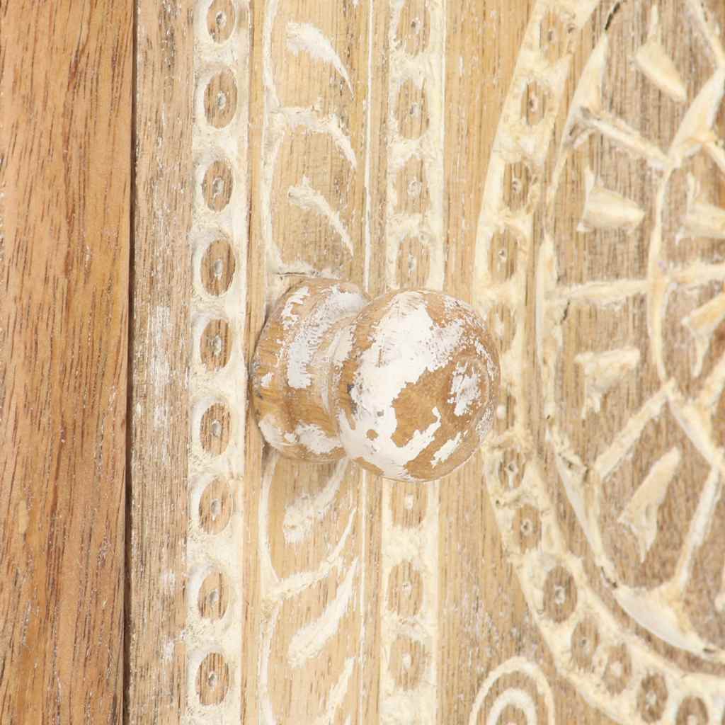 vidaXL Τραπεζάκι Σαλονιού 90 x 50 x 35 εκ. από Μασίφ Ξύλο Μάνγκο