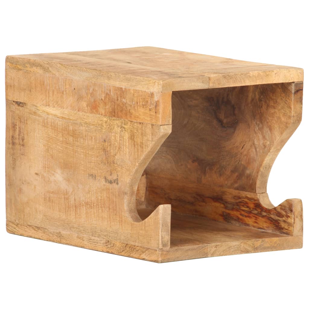 vidaXL Βάση Ποδηλάτου Επιτοίχια 35x25x25 εκ. Μασίφ Ακατέρ. Ξύλο Μάνγκο