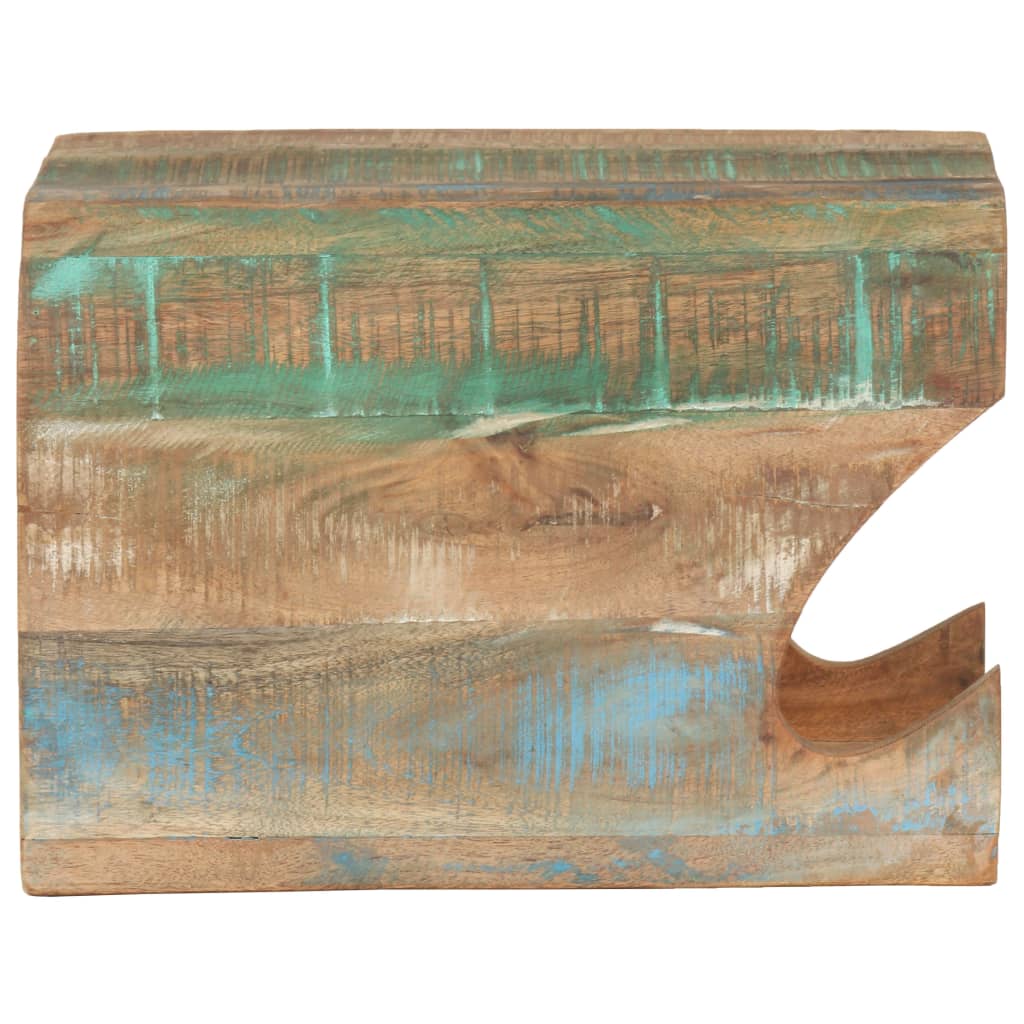 vidaXL Βάση Ποδηλάτου Επιτοίχια 35x25x25 εκ. Μασίφ Ανακυκλωμένο Ξύλο