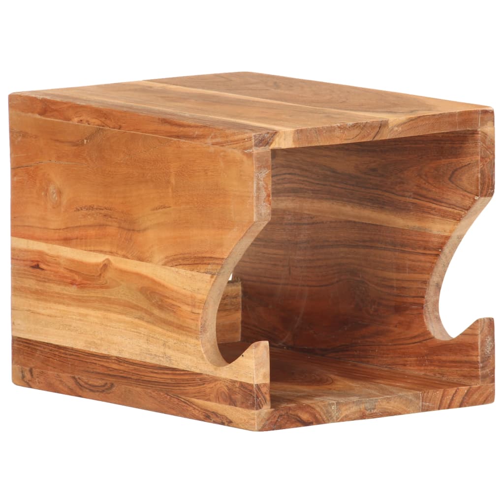 vidaXL Βάση Ποδηλάτου Επιτοίχια 35x25x25 εκ. Μασίφ Ξύλο Ακακίας