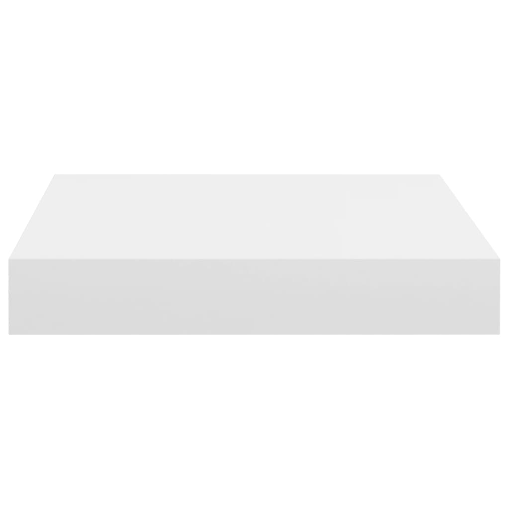 vidaXL Ράφια Τοίχου 2 τεμ. Άσπρα 23x23,5x3,8 εκ. MDF