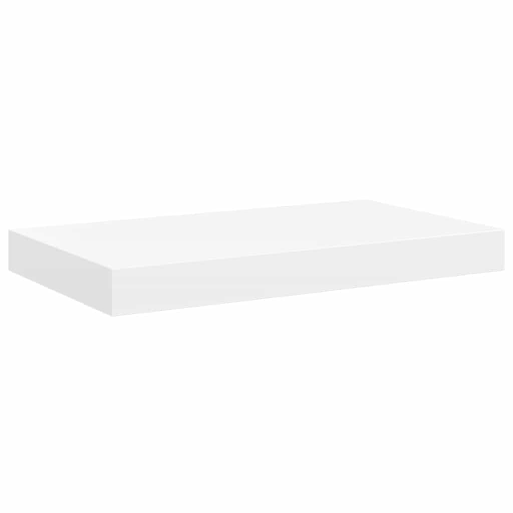 vidaXL Ράφια Τοίχου 2 τεμ. Άσπρα 40x23,5x3,8 εκ. MDF