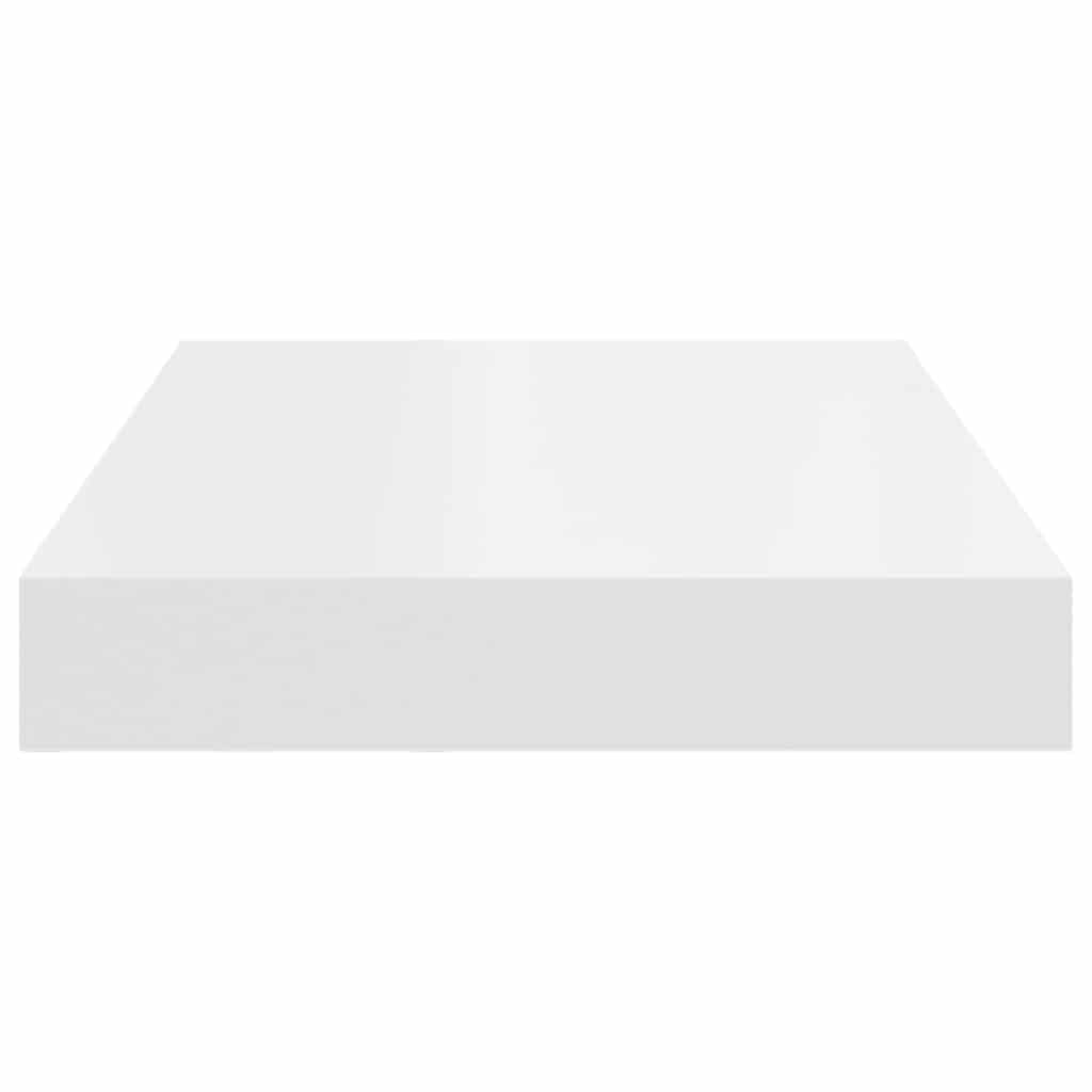 vidaXL Ράφια Τοίχου 2 τεμ. Άσπρα 40x23,5x3,8 εκ. MDF