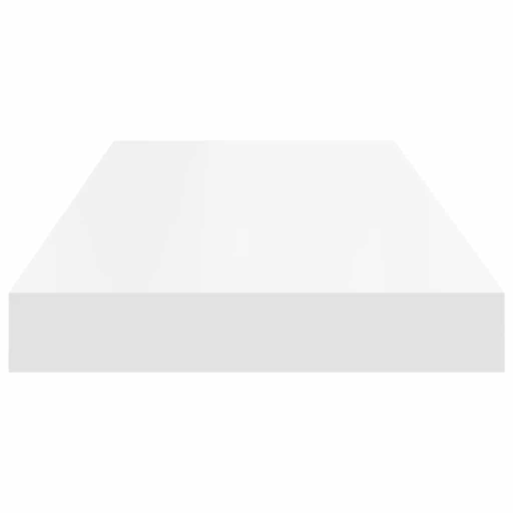 vidaXL Ράφια Τοίχου 4 τεμ. Άσπρα 60x23,5x3,8 εκ. MDF