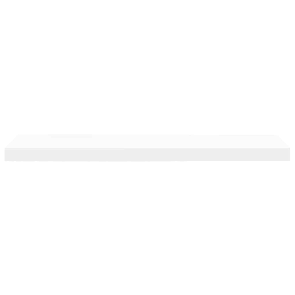 vidaXL Ράφια Τοίχου 2 τεμ. Άσπρα 80x23,5x3,8 εκ. MDF