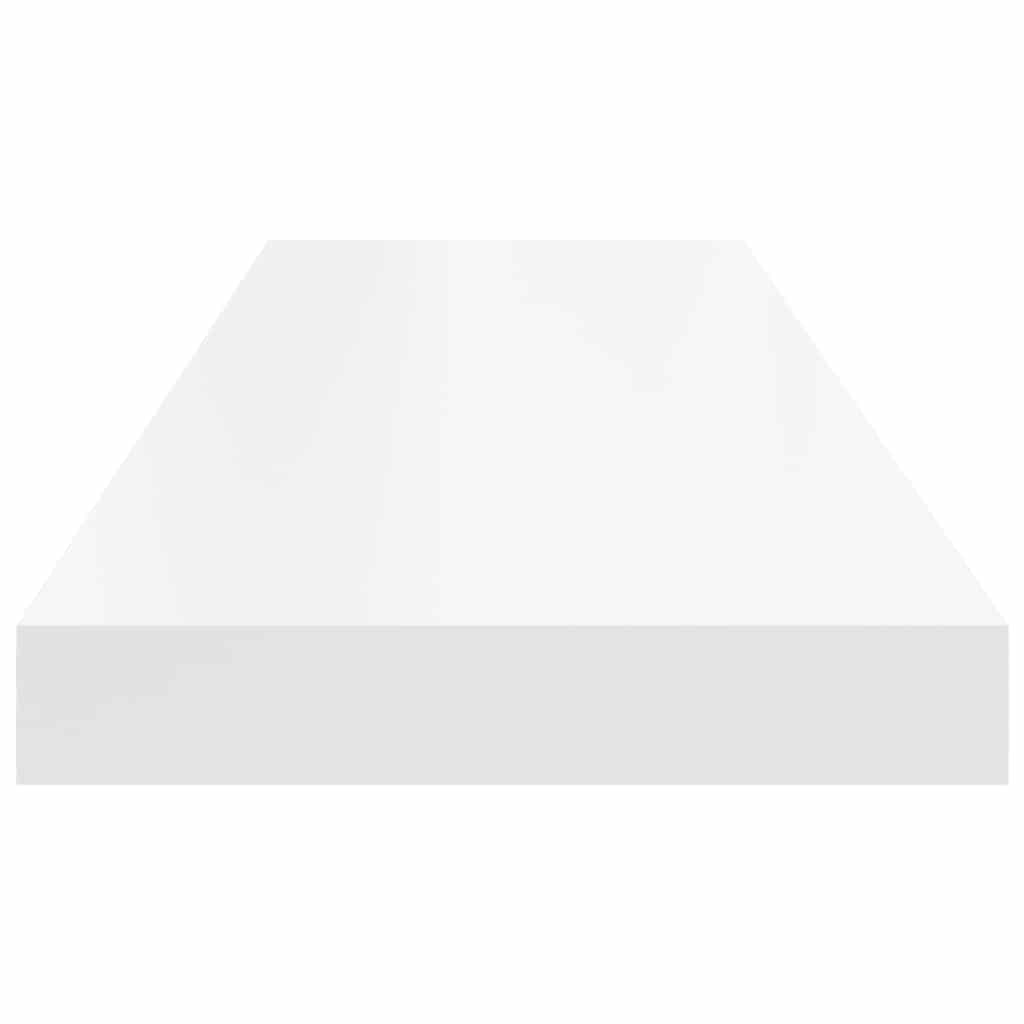 vidaXL Ράφια Τοίχου 2 τεμ. Άσπρα 80x23,5x3,8 εκ. MDF