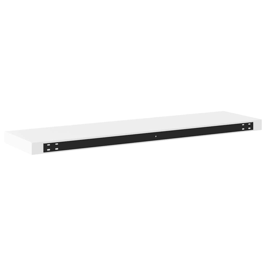 vidaXL Ράφια Τοίχου 4 τεμ. Άσπρα 90x23,5x3,8 εκ. MDF