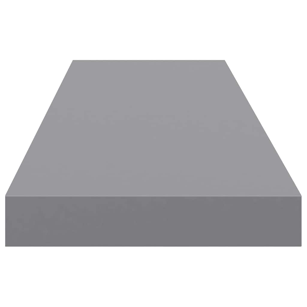 vidaXL Ράφι Τοίχου Γκρι 90x23,5x3,8 εκ. MDF