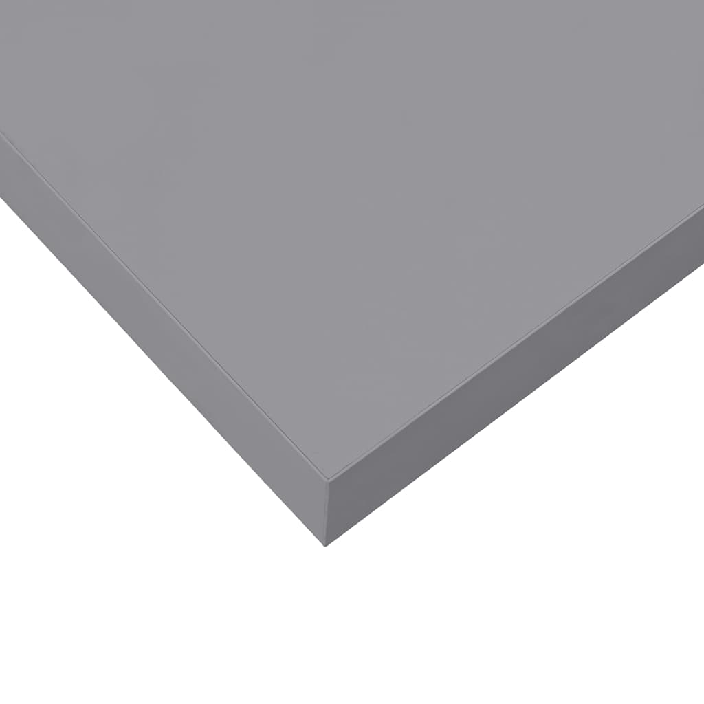vidaXL Ράφι Τοίχου Γκρι 90x23,5x3,8 εκ. MDF